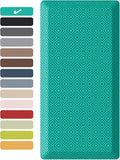 Ophanie Kitchen mats for Floor, 3/4 inch Thick, Kitchen Rugs, 20''x39'' Anti Fatigue Standing Cushioned Mat, Waterproof,Comfort Ergonomic mat for Office, Home, Sink, Teal Non-Slip Bottom