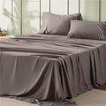 Bedsure King Size Sheets Set - 4 Pieces Soft King Sheets - Breathable & Cooling - Hotel Luxury - Easy Care Polyester Microfiber Bedding for Women, Men, Taupe