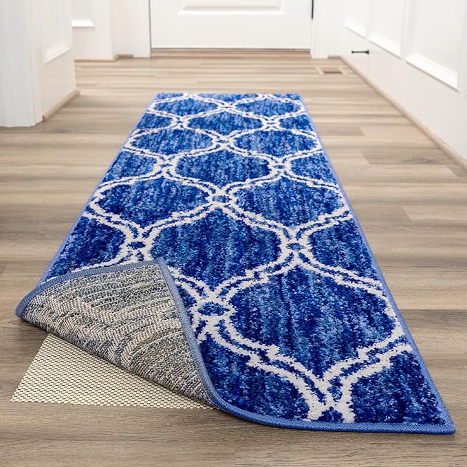 Veken Runner Rug Pad Gripper for Hardwood Floors, Non Slip 2.5x10 Ft Rug Pads for Area Rugs, Thick Rug Grippers for Tile Floors, Under Carpet Anti Skid Mat, Keep Your Rugs Safe and in Place
