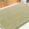 OLANLY Dog Door Mat for Muddy Paws 30x20, Absorbs Moisture and Dirt, Absorbent Non-Slip Washable Doormat, Quick Dry Chenille Mud Mat for Dogs, Entry Indoor Entryway Carpet for Inside Floor, Vanilla