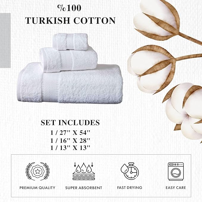 Personalized Towels - Customized Turkish Cotton Towel Set, Monogrammed Towels with Initials, Name & Embroidery, Idea for Weddings, Bridal Showers, Anniversaries, Housewarming, New Home