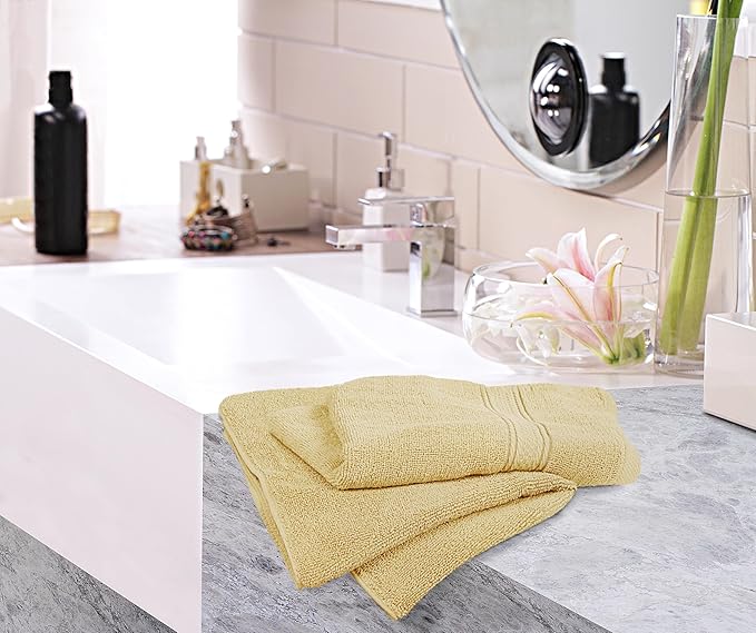 Utopia Towels 6 Pack Premium Hand Towels Set, 16 by 28 inches, 100% Ring Spun Cotton, Ultra Soft and Highly Absorbent 600GSM Towels for Bathroom, Gym, Shower, Hotel, and Spa, Beige