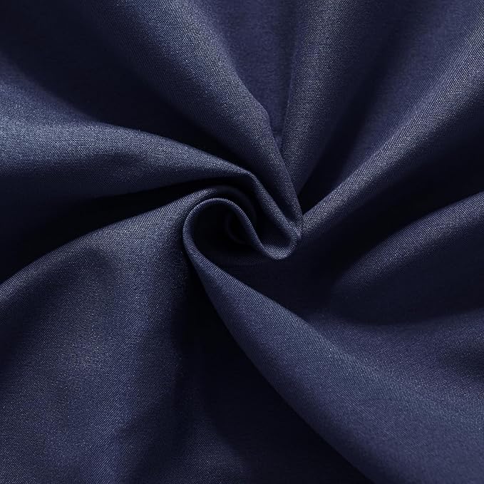 Bed Skirt King Size Ruffled Bed Skirts with Split Corners,14 Inch Drop Dust Ruffle Bed Skirt with Platform, Blue