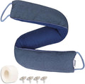 TORRAMI 32" Door Draft Stopper Under Bottom Insulation Noise Air Stopper 2.0LB,Draft Stopper Guard Seal for Doors and Windows - Dark Blue