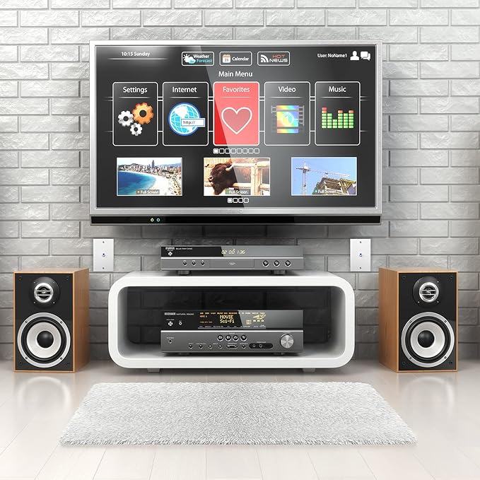 1-Port TV Cable Wall Jack F Connector Coax Video Jack Single Gang Wall Plates (Blue, 16 Pcs)