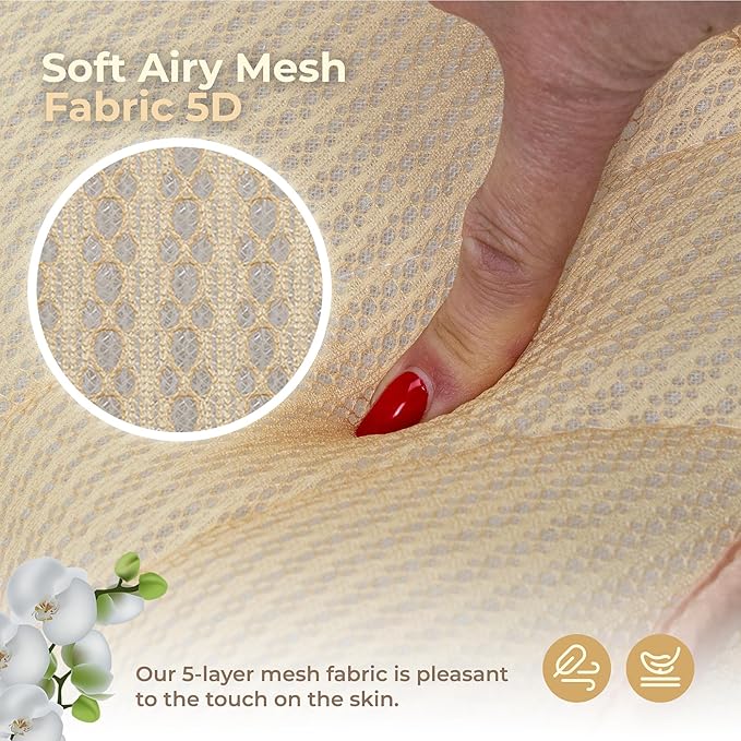 Ava Zen Extra Large Bath Pillow, Bath Pillow for Tub Neck and Back Support, Luxury Spa Set, Bathtub Pillow with 6 Non-Slip Suction Cups