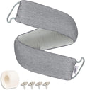TORRAMI 32" Door Draft Stopper Under Bottom Insulation Noise Air Stopper 2.16LB,Draft Stopper Guard Seal for Doors and Windows - Dark Gray