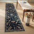 Lahome Insect Washable Runner Rug, 2x6 Kitchen Runners for Hallways 6 Feet Non Slip, Soft Laundry Room Rug Ultra-Thin Long Carpet for Bathroom Bedroom Entryway, Black
