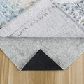 Non Slip Rug Pad 2x8 Feet, 4/25" Thick Felt Cushioned Rubber Rug Gripper Pad for Hardwood, Laminate, Stone, Tile, Wood, Vinyl Floors & Carpet, Anti Skid Under Area Rug Pads