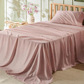 Bedsure Twin Sheets Set - 3 Pieces Soft Twin Bed Sheets - Breathable & Cooling - Hotel Luxury - Easy Care Polyester Microfiber Bedding for Women, Men, Dusty Pink