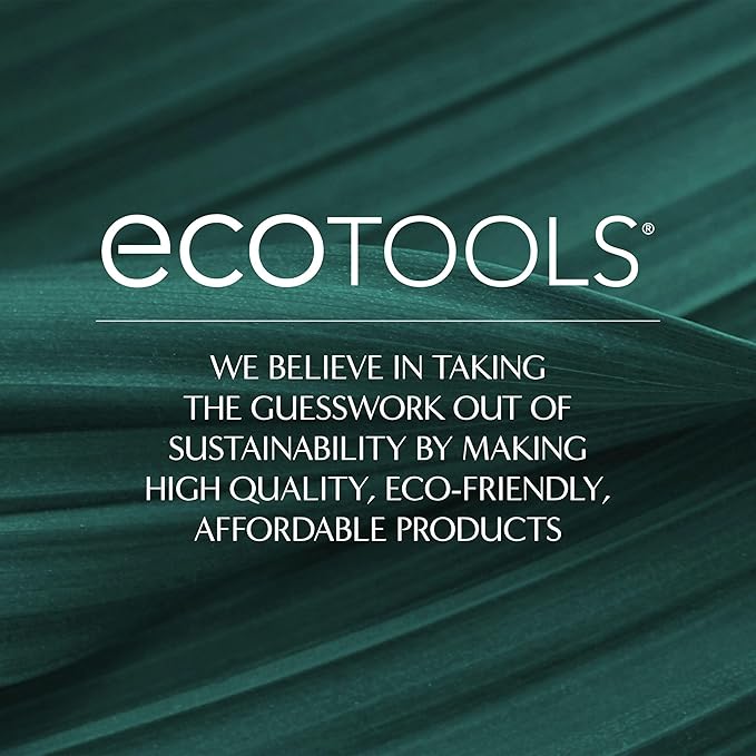 EcoTools Bath Bristle Brush, Bath Brush with Long Handle, Cleanse Back & Hard-to-Reach Areas, Eco Friendly Shower Brush for Exfoliating, Cruelty Free Nylon Bristles, Vegan, 1 Count