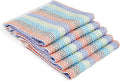 Full Circle Tidy 100% Organic Cotton Dish Cloths, Set of 5, Multicolored