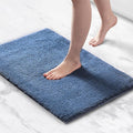 Madison Park Signature Marshmallow Bathroom Rug Non Slip, Luxrurious Plush Bath Mat, Absorbent, Quick Dry, Spa Design Bath Room Décor, 20x30, Navy