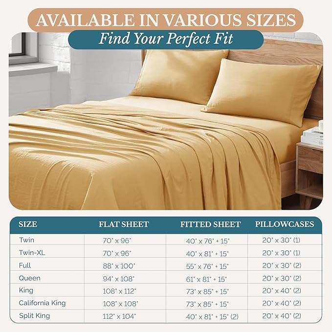 Casa Platino Twin Bedding Set, Ultra Soft & Cozy Bedding, Pre-Washed Twin Sheets, Brushed Microfiber Sheets, Fade Resistant, Includes Flat Sheet, Fitted Sheet and 1 Pillowcase – Cocoon