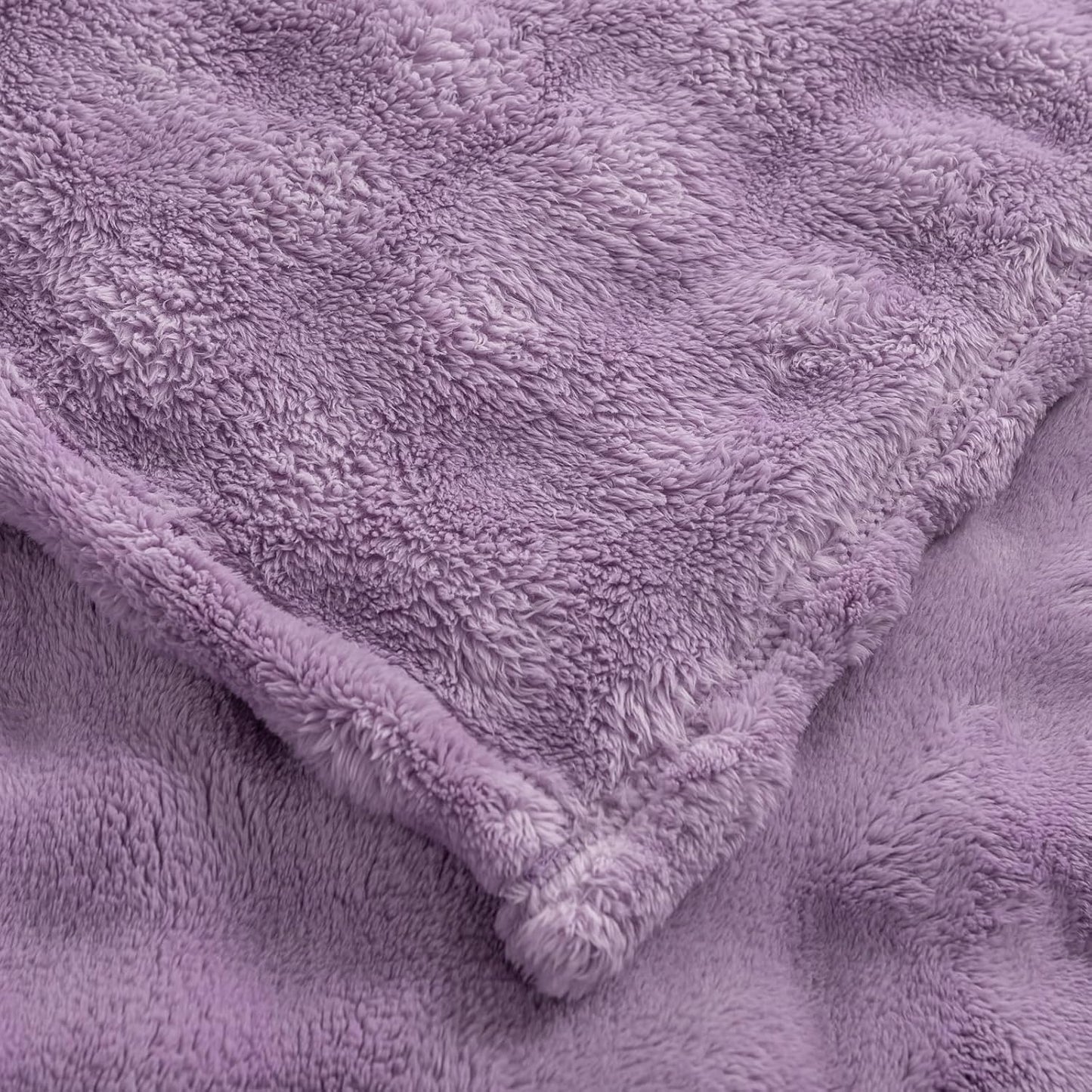 YUSOKI Luxury 3D Bubble Throw Blanket 5lb,All Ages,Home Decoration, (Lilac Purple,90 * 90inches)