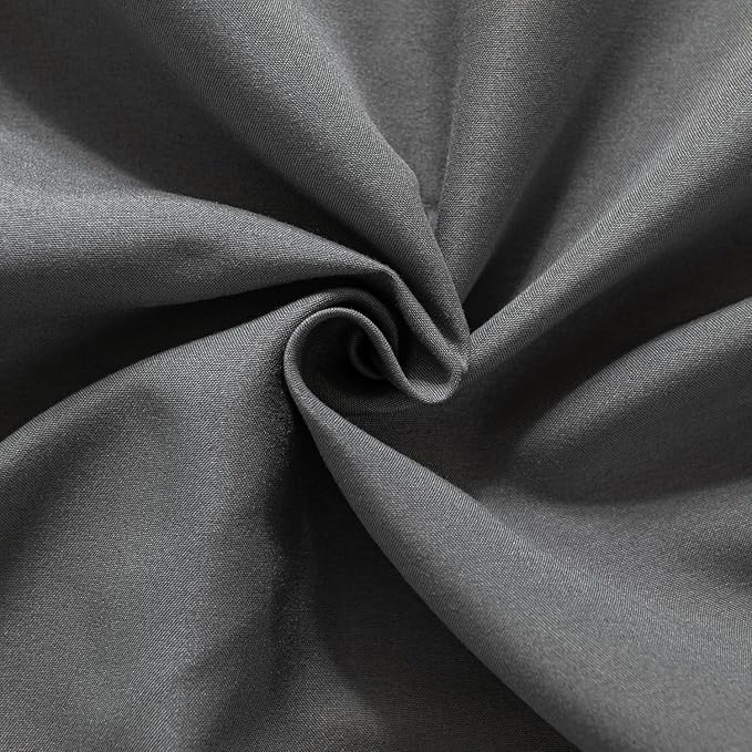 Bed Skirt King Size Ruffled Bed Skirts with Split Corners, 16 Inch Drop Dust Ruffle Bed Skirt with Platform, Gray, King - 16" Drop