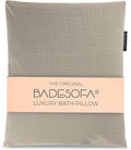BADESOFA® Luxury Bathtub Pillow L - Large Bath Pillow for Therapeutic Neck and Back Support Quick-Drying - Washable Full Body Bath Tub Cushion - Luxury Spa Cushion in Beige
