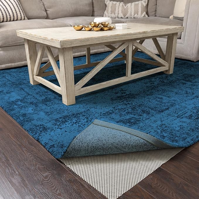 Veken 7x10 Ft Rug Pad Gripper for Hardwood Floors, Non Slip Rug Pads for Area Rugs, Thick Rug Grippers for Tile Floors, Under Carpet Anti Skid Mat, Keep Your Rugs Safe and in Place