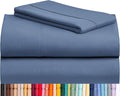 LuxClub 3 PC Twin XL Sheet Set, Deep Pockets Wrinkle Free Cooling Bed Sheets Hotel Bedding for Women, Men, Kids & Teens, Includes 1 Fitted Sheet, 1 Flat Sheet and 1 Pillowcase-Silky Soft Oxford