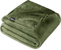 Bare Home Fleece Blanket - Twin/Twin Extra Long - Ultra-Soft Lightweight for Bed, Sofa, and Couch - Luxury Microplush - Cozy Warm Blanket (Twin/Twin XL, Cypress)