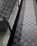 17 ft Extra Long Non-Slip Washable Carpet Runner Rug with Rubber Backing, Custom Floor Mat for Kitchen Hallway Stairs Bedroom Bathroom Entryway, Checkered Black, Your Choice of Length, (26" X 17')