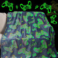 Glow in The Dark Blanket Gaming Controller Glowing Throw Blanket Gamer Plush Luminous Blankets and Throws Soft Throw Gift for Kids Girls Boys Birthday Christmas Halloween Thanksgiving 60" x 80"