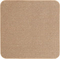 House, Home and More Skid-Resistant Carpet Indoor Area Rug Floor Mat - Pebble Beige - 3 Ft X 3 Ft - Non Slip Rubber Backing, Stain Resistant, Dog Friendly, Living Room Bedroom Kitchen Entryway