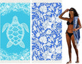 Thin Turkish Beach Towel Lightweight Quick Dry Absorbent Cotton Bathroom Bath Pool Swim Towels Extra Large Oversized Sand Free Beach Accessories Essentials Cloud Gifts for Adult