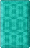 Ophanie Kitchen Mats for Floor, 3/4 Inch Thick Kitchen Rugs, 20''x32'' Anti Fatigue Standing Cushioned Mat, Waterproof,Comfort Ergonomic Mat for Office, Home, Sink, Teal Non-Slip Bottom