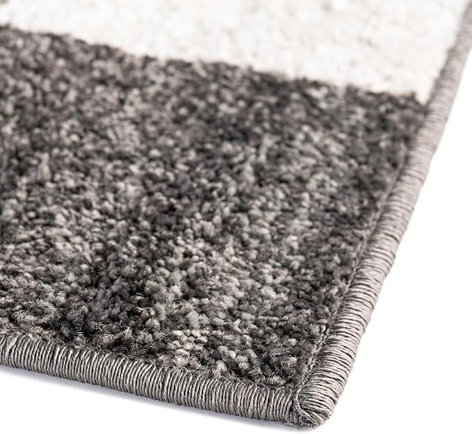 Unique Loom Autumn Collection Area Rug - Providence (2' 7" x 10' Runner, Gray/ Ivory)