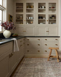 Loloi Chris Loves Julia Jules Collection JUL-09 Ink/Terracotta 2'-6'' x 9'-6'', .13" Pile Height, Runner Rug