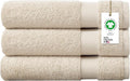 Delara 100% Organic Cotton Towels 650 GSM Plush Feather Touch Quick Dry Bath Sheet, Pack of 3 GOTS Certified, Oeko-Tex Green Certified, Organic Cotton Bath Sheet, 36"X70"