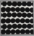MARIMEKKO Räsymatto Terry Cotton Washcloth – Polka Dot Patterned Washcloths – 12 in x 12 in