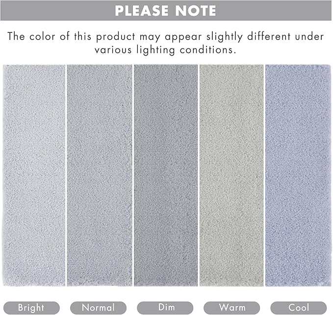Madison Park Signature Non Slip, Luxrurious Plush Mat, Absorbent, Quick Dry, Spa Design Bath Room Décor Marshmallow Bathroom Rug, 1'8"x2', Silver