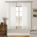 Beige White Pinch Pleated Linen Curtains 63 Inch Length 2 Panels for Dining Room Kitchen Bedroom Semi Sheer Pleat Drapes with Hooks Rings Light Filtering Short Window Curtain Cabinet 40x63