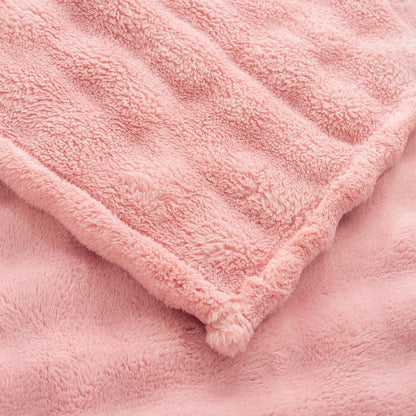 YUSOKI Luxury 3D Bubble Throw Blanket 5lb,All Ages,Home Decoration, (Light Pink,90 * 90inches)