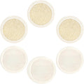 6Pcs Face Loofah, Face Loofah Scrub Pad, Natural Exfoliating Face Scrubber for Men Women Bath Shower