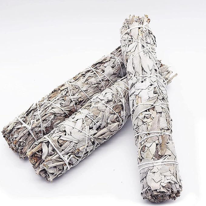 SOUL STICKS 9 Inch 3-Pack Organic California White Sage Smudge Sticks Bulk for Home Cleansing, Negative Energy Removal, Good Energy Meditation & Smudging Rituals | Pure Sage Bundles