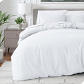 Bare Home Bedding Duvet Cover Extra Long - Premium 1800 Super Soft Collection - Lightweight, Cooling Duvet Cover - Soft Breathable Bedding (Twin/Twin XL, White)