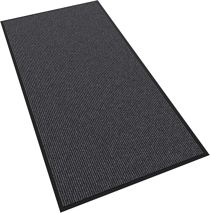 Front Door Mat, 96" x 48" Heavy Duty Indoor Outdoor Doormat, Non-Slip Welcome Mats for Entryway, Rubber Backing Low Profile Commercial Door Mats