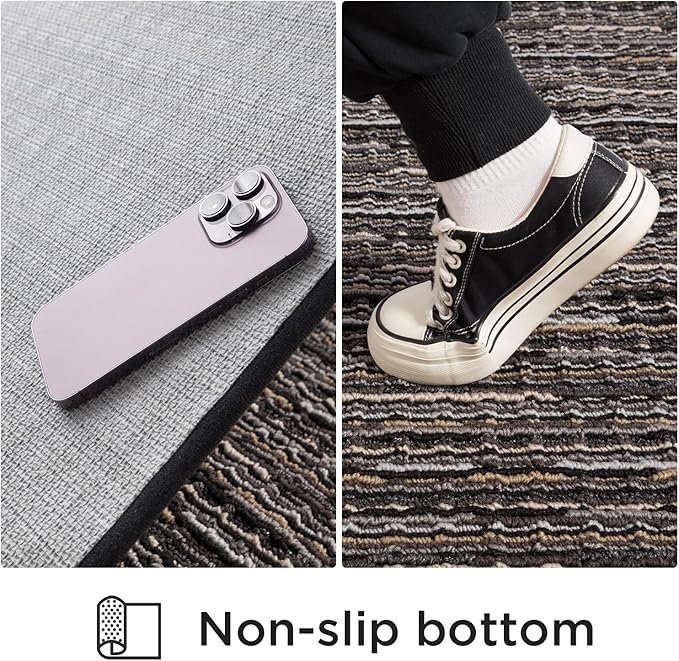 hicorfe Indoor Doormat,Front Back Door Mat Rubber Backing Non Slip Door Mats 24"x35" Absorbent Resist Dirt Entrance Doormat Inside Floor Mats for Entryway Washable Low-Profile