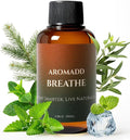 AROMADD Breathe Diffuser Oil 3.38 Fl Oz (100ml), Light Aroma Diffuser & Hotel Fragrance Diffuser Oil, Essential Oil Ideal for Anyone Who Loves a Fresh Scent Without Heavy Fragrance