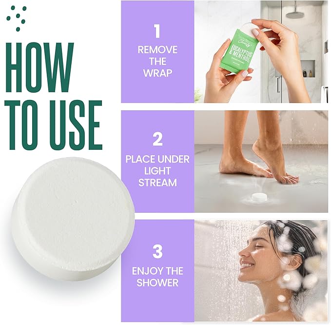 Cleverfy Shower Steamers Aromatherapy – Stocking Stuffers for Teen Girls, Women and Wife – Christmas Gifts for Teens and Women – White Elephant Gifts for Adults – 6 Tablets