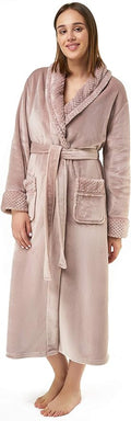Turquaz Oversize Plush Robes For Women, Soft Warm Fleece Bathrobe for Women