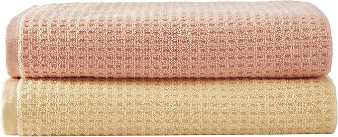 Tommy Bahama - Bath Towels, Highly Absorbent & Soft Bathroom Essentials, Low Linting & Fade Resistant, Oeko-Tex Certified (Northern Pacific Sun Yellow, 6-Piece)