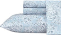 Wrangler - Twin Bed Sheets, Ultra-Soft & Lightweight Bedding with Matching Pillowcase, Lightweight Bed Set for All Season Comfort, Oeko-Tex Certified (Prairieland Paisley Blue)