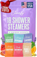 Cleverfy Shower Steamers Aromatherapy – Stocking Stuffers for Teen Girls, Women and Wife – Christmas Gifts for Teens and Women – White Elephant Gifts for Adults – 18 Tablets