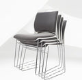100 Pack Stacking Chairs 1102LB Capacity Home Office Guest Chair Set with Sled Base,Modern Reception Chair for Kitchen,Waiting Room,Multi-Purpose Room,Break Room,Training,Cafeteria