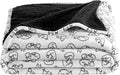 Bare Home Sherpa Fleece Blanket - Twin/Twin Extra Long - Blanket for Bed, Sofa, and Couch - Warm & Lightweight - Fluffy & Soft - Reversible (Twin/Twin XL, Feelin' Foxy - Black)