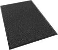 Front Door Mat, 72" x 48" Heavy Duty Indoor Outdoor Doormat, Non-Slip Welcome Mats for Entryway, Rubber Backing Low Profile Commercial Door Mats, Black Stripe